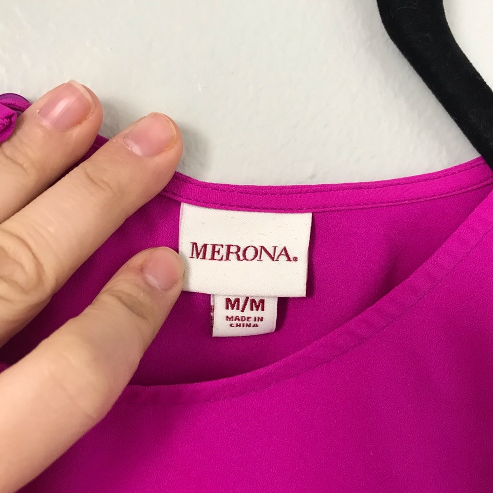 Magenta Merona Blouse - Picture 3 of 5